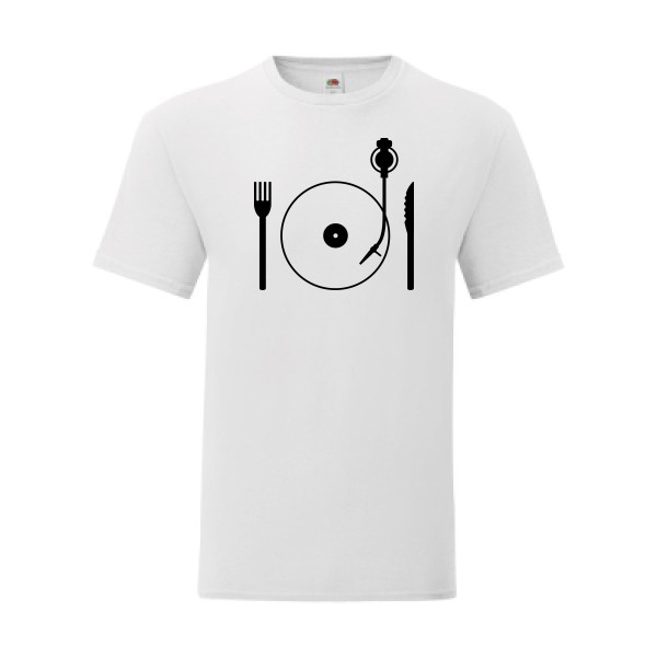 T shirt Homme  - Fruit of the loom (Iconic T 150 gr/m2 - coupe Fit) - Eat some vinyl