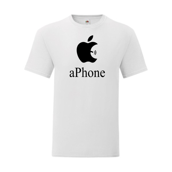 T shirt Homme  - Fruit of the loom (Iconic T 150 gr/m2 - coupe Fit) - aPhone