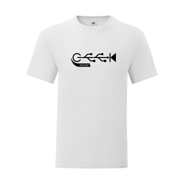 T shirt Homme  - Fruit of the loom (Iconic T 150 gr/m2 - coupe Fit) - Geek inside