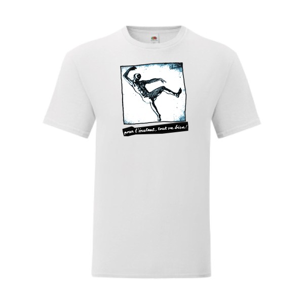 T shirt Homme  - Fruit of the loom (Iconic T 150 gr/m2 - coupe Fit) - Pour l'instant, tout va bien
