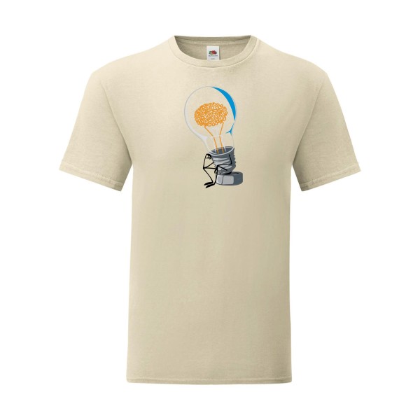 T shirt Homme  - Fruit of the loom (Iconic T 150 gr/m2 - coupe Fit) - Le penseur