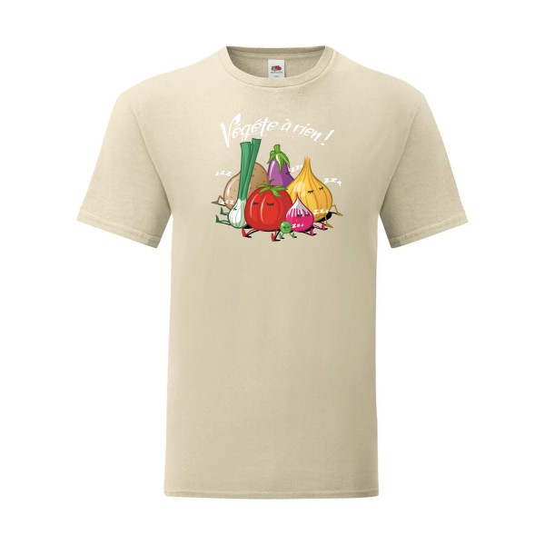 T shirt Homme  - Fruit of the loom (Iconic T 150 gr/m2 - coupe Fit) - Vegete à rien !