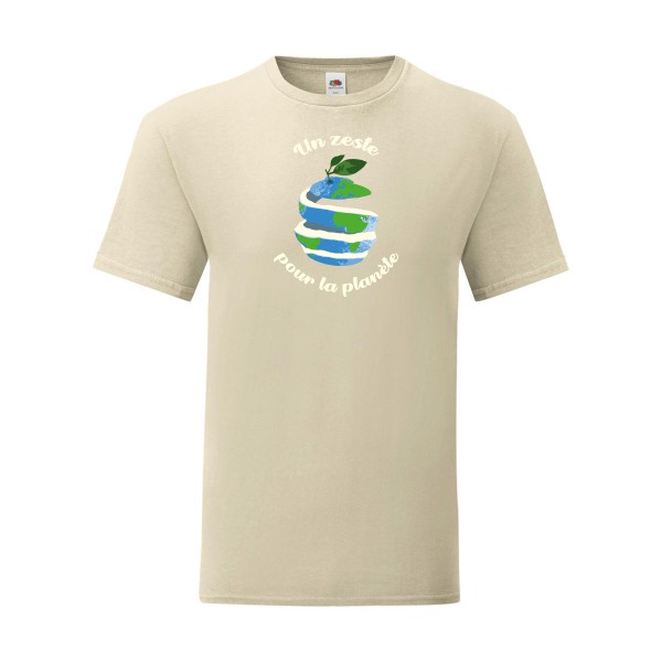 T shirt Homme  - Fruit of the loom (Iconic T 150 gr/m2 - coupe Fit) - Un p'tit zeste...