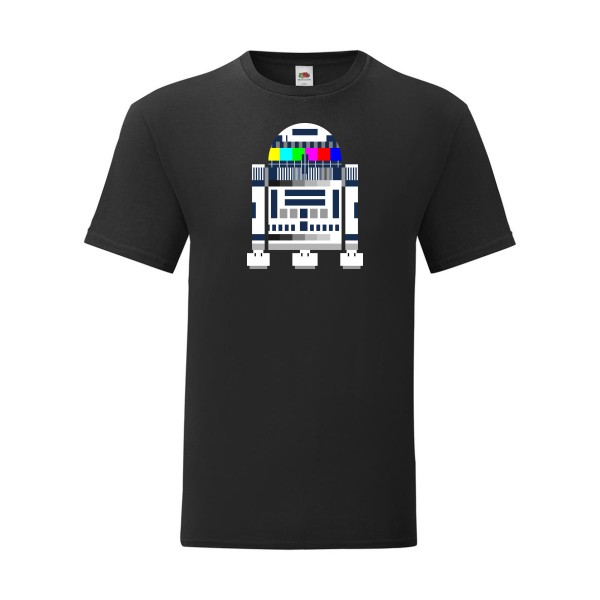 T shirt Homme  - Fruit of the loom (Iconic T 150 gr/m2 - coupe Fit) - Mire R2D2