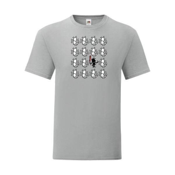 T shirt Homme  - Fruit of the loom (Iconic T 150 gr/m2 - coupe Fit) - Haring Wars