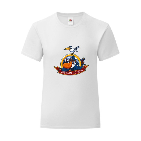 T-shirt léger - Fruit of the loom 145 g/m² (couleur) - Captain et glou