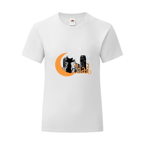 T-shirt léger - Fruit of the loom 145 g/m² (couleur) - Chat