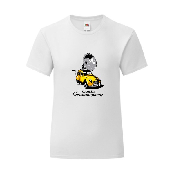T-shirt léger - Fruit of the loom 145 g/m² (couleur) - Deuche Grammophone 3