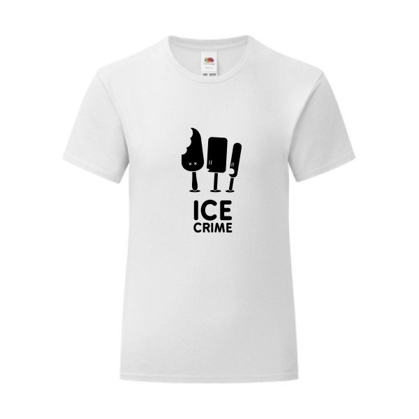 T-shirt léger - Fruit of the loom 145 g/m² (couleur) - Ice Crime