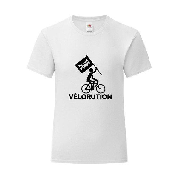 T-shirt léger - Fruit of the loom 145 g/m² (couleur) - Vélorution