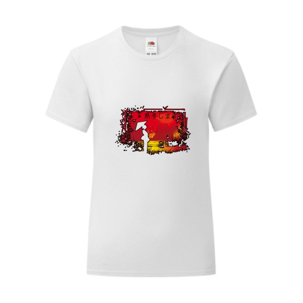 T-shirt léger - Fruit of the loom 145 g/m² (couleur) - contemplation