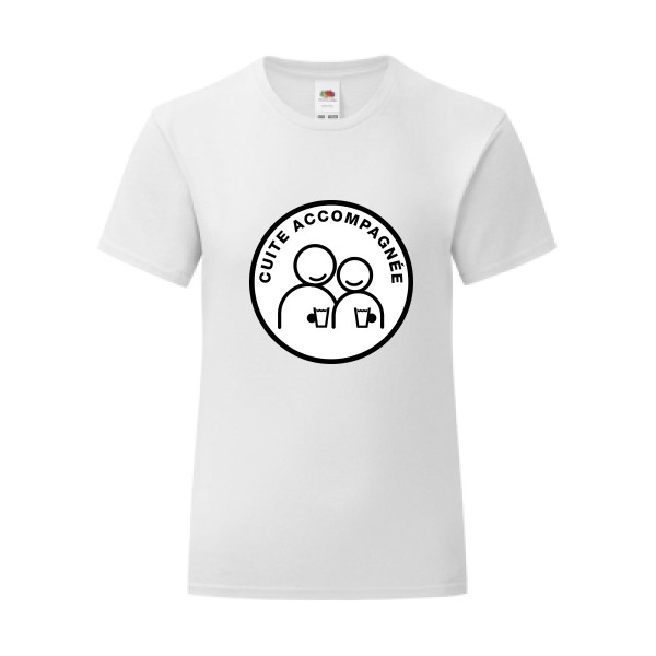 T-shirt léger - Fruit of the loom 145 g/m² (couleur) - Cuite accompagnée !