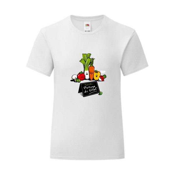 T-shirt léger - Fruit of the loom 145 g/m² (couleur) - Maxi-Chef
