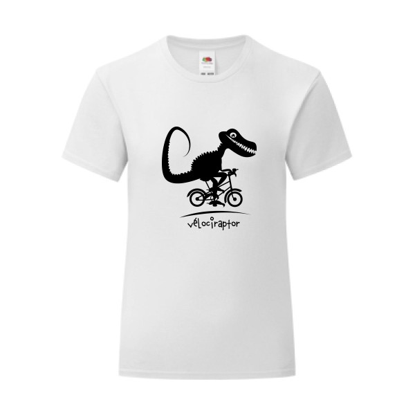 T-shirt léger - Fruit of the loom 145 g/m² (couleur) - vélociraptor