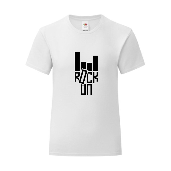 T-shirt léger - Fruit of the loom 145 g/m² (couleur) - Rock On !