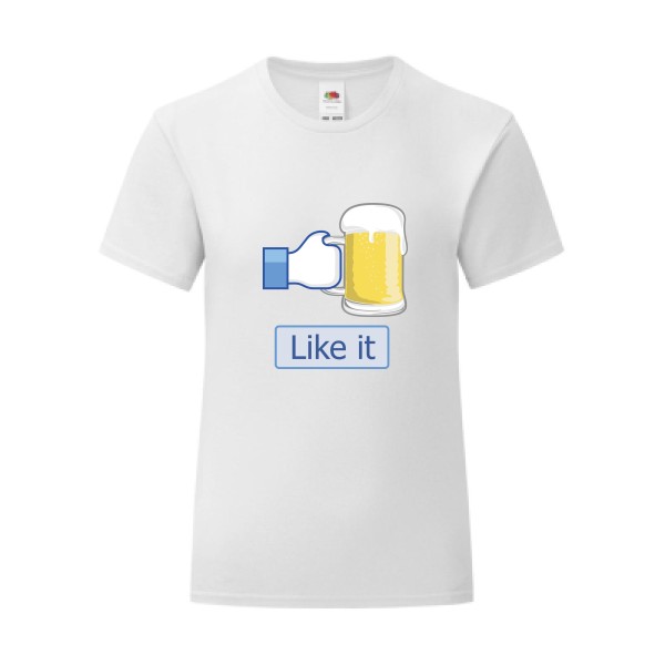 T-shirt léger - Fruit of the loom 145 g/m² (couleur) - I like beer