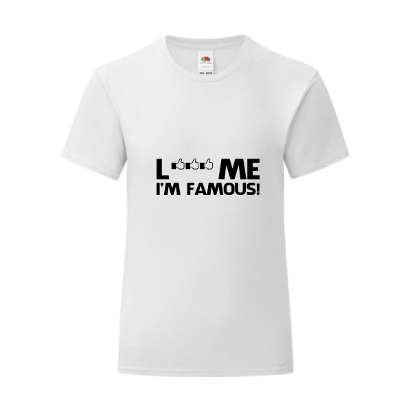 T-shirt léger - Fruit of the loom 145 g/m² (couleur) - Famous