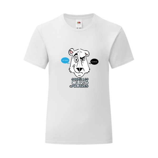 T-shirt léger - Fruit of the loom 145 g/m² (couleur) - Ours Bipolaires, unissez-vous !