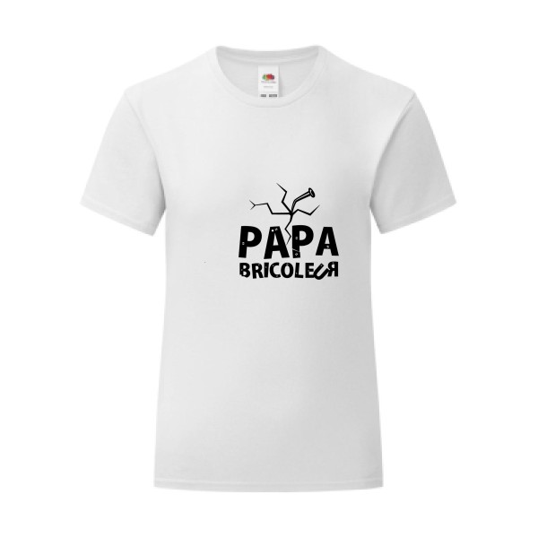 T-shirt léger - Fruit of the loom 145 g/m² (couleur) - Papa bricoleur