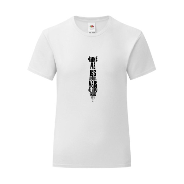 T-shirt léger - Fruit of the loom 145 g/m² (couleur) - Cravate-shirt