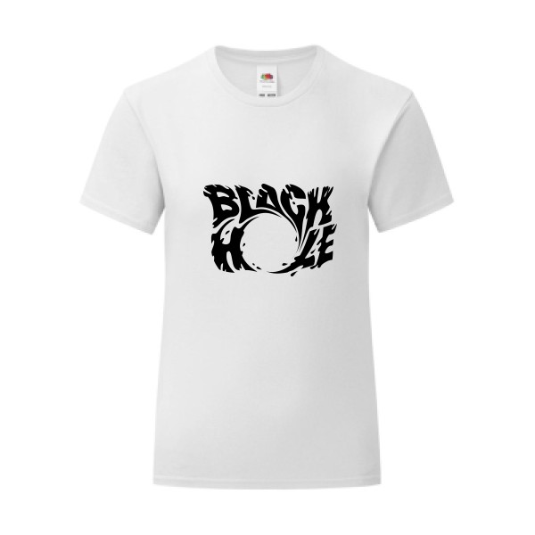 T-shirt léger - Fruit of the loom 145 g/m² (couleur) - Black hole