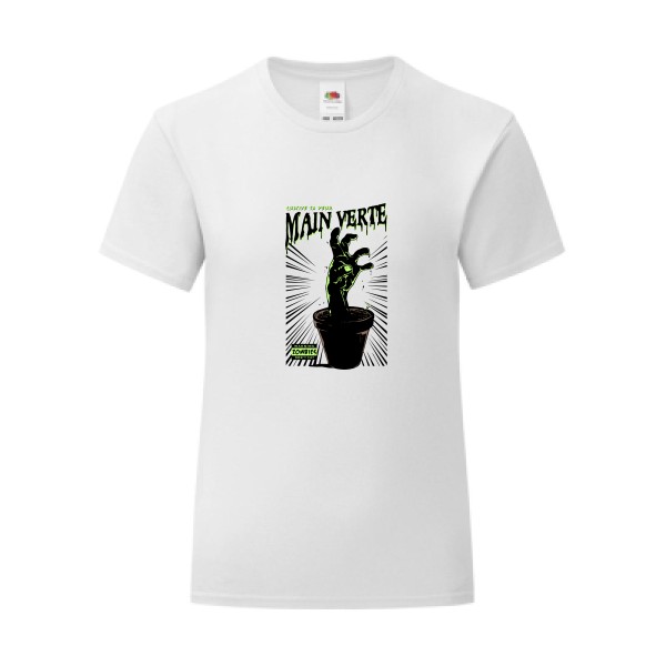 T-shirt léger - Fruit of the loom 145 g/m² (couleur) - Main verte