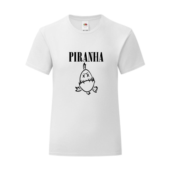 T-shirt léger - Fruit of the loom 145 g/m² (couleur) - Piranha