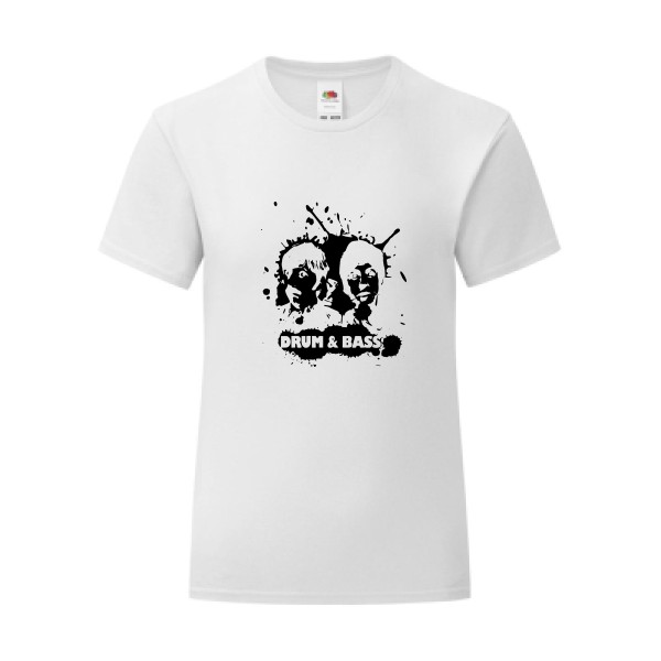 T-shirt léger - Fruit of the loom 145 g/m² (couleur) - DRUM AND BASS