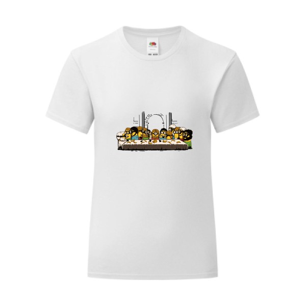 T-shirt léger - Fruit of the loom 145 g/m² (couleur) - Le dernier repas.