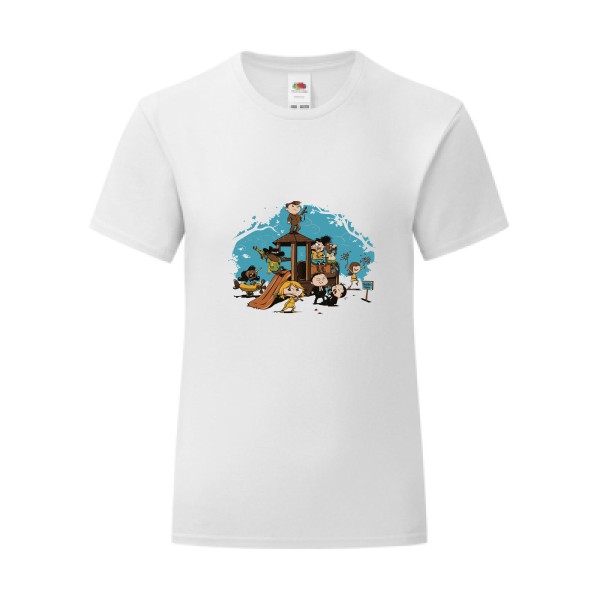 T-shirt léger - Fruit of the loom 145 g/m² (couleur) - Jardin d'enfant