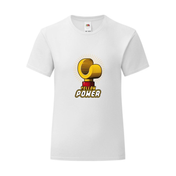 T-shirt léger - Fruit of the loom 145 g/m² (couleur) - Yellow Power