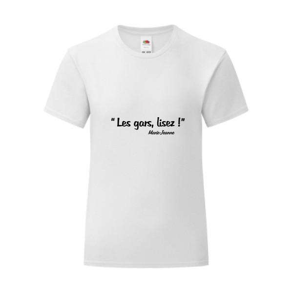 T-shirt léger - Fruit of the loom 145 g/m² (couleur) - Les gars lisez !