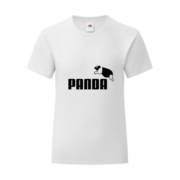 T-shirt léger - Fruit of the loom 145 g/m² (couleur) - PANDA fun
