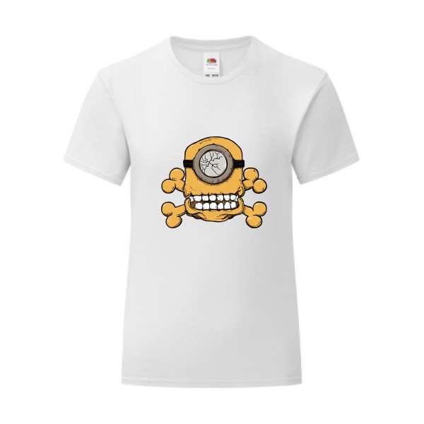 T-shirt léger - Fruit of the loom 145 g/m² (couleur) - Minion Skull