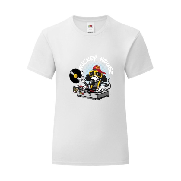 T-shirt léger - Fruit of the loom 145 g/m² (couleur) - Mickey house