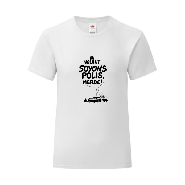T-shirt léger - Fruit of the loom 145 g/m² (couleur) - Soyons polis