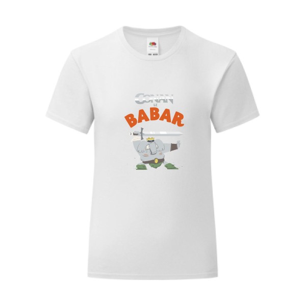 T-shirt léger - Fruit of the loom 145 g/m² (couleur) - CONAN le BABAR