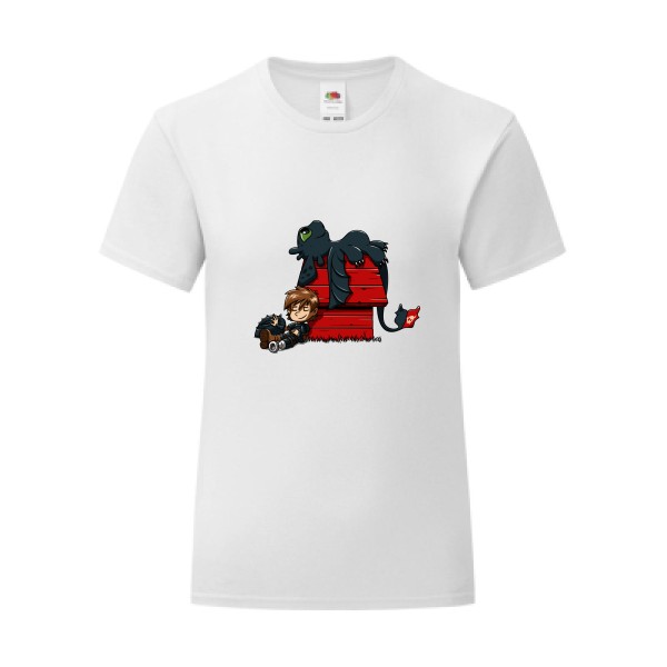 T-shirt léger - Fruit of the loom 145 g/m² (couleur) - Dragon Peanuts