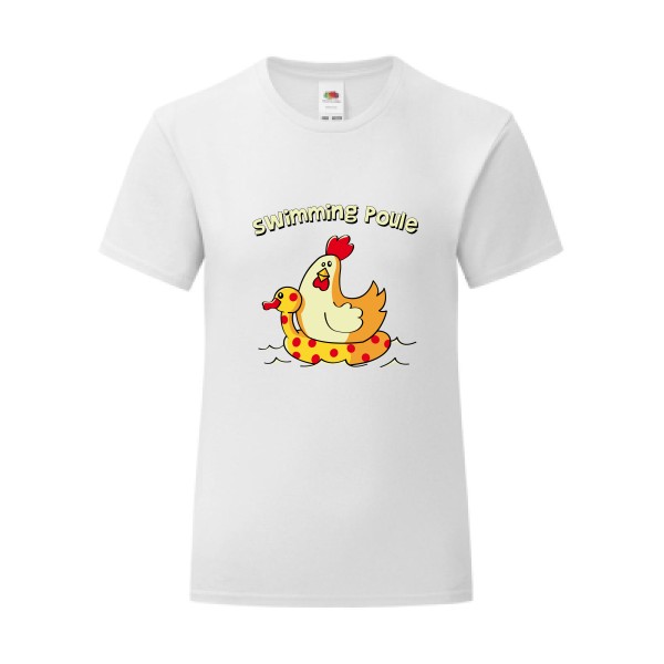 T-shirt léger - Fruit of the loom 145 g/m² (couleur) - swimming poule