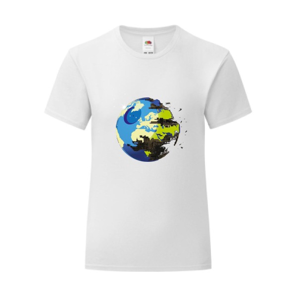 T-shirt léger - Fruit of the loom 145 g/m² (couleur) - EARTH DEATH