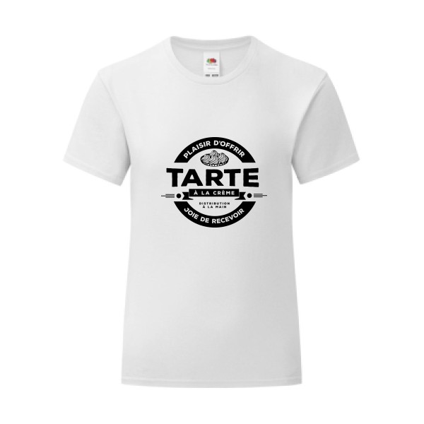 T-shirt léger - Fruit of the loom 145 g/m² (couleur) - tarte à la crème