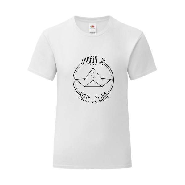 T-shirt léger - Fruit of the loom 145 g/m² (couleur) - Marin de salle de bain