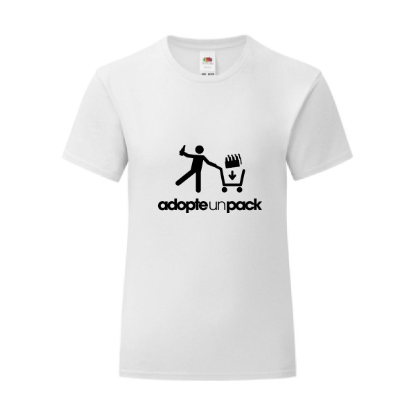 T-shirt léger - Fruit of the loom 145 g/m² (couleur) - adopte un pack