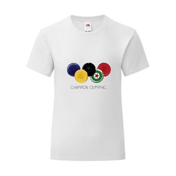 T-shirt léger - Fruit of the loom 145 g/m² (couleur) - CHAMPION OLYMP'HIC