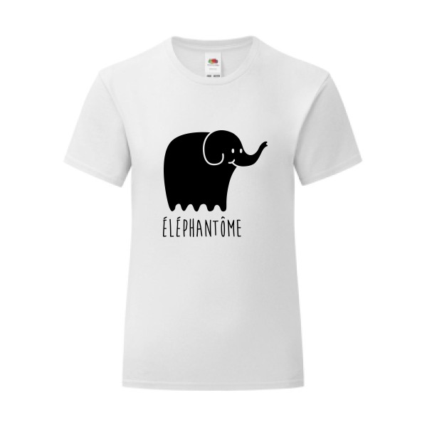 T-shirt léger - Fruit of the loom 145 g/m² (couleur) - Eléphantôme