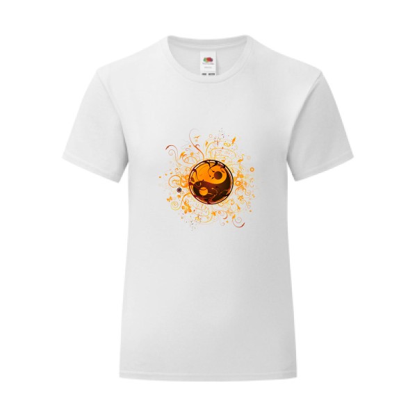 T-shirt léger - Fruit of the loom 145 g/m² (couleur) - ying yang