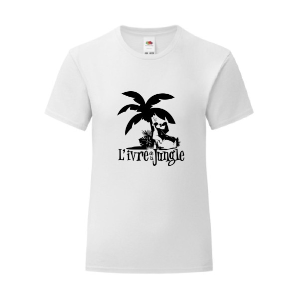 T-shirt léger - Fruit of the loom 145 g/m² (couleur) - L'ivre de la jungle