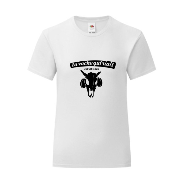 T-shirt léger - Fruit of the loom 145 g/m² (couleur) - vache qui riait
