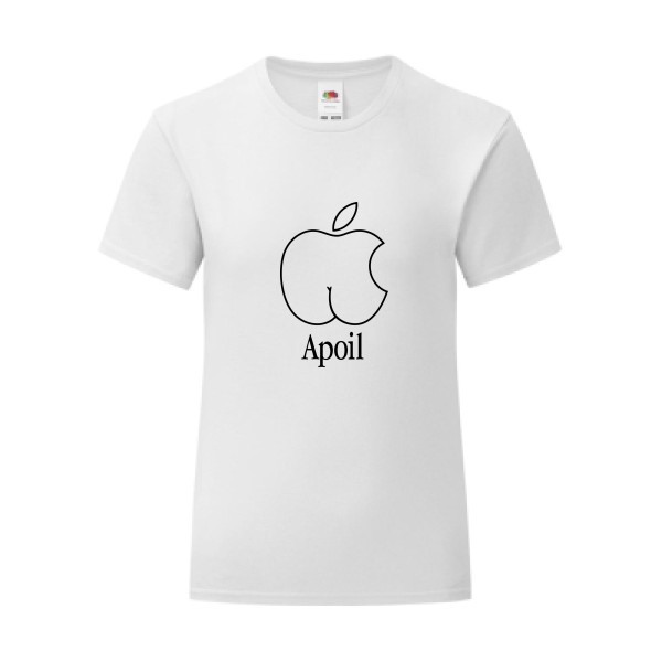 T-shirt léger - Fruit of the loom 145 g/m² (couleur) - Apoil