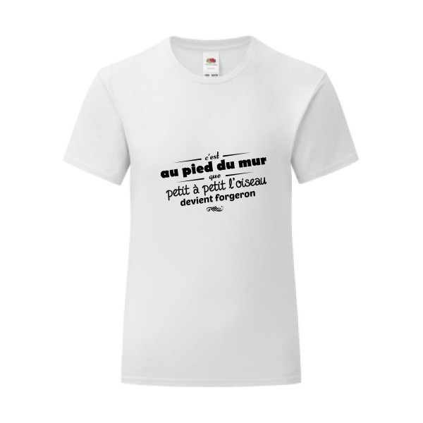T-shirt léger - Fruit of the loom 145 g/m² (couleur) - Proverbe à la con